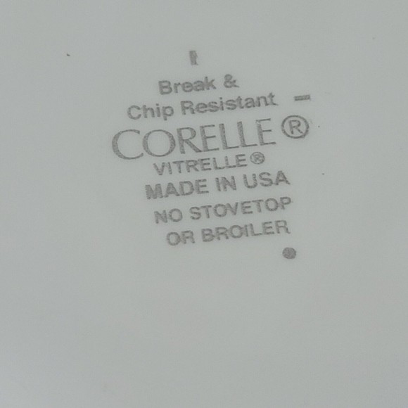 Corelle Vitrelle Bhandani Red Rim Cereal Bowls Set Of 6 - Picture 7 of 7